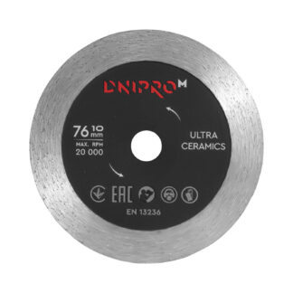 Gyémánt vágókorong Dnipro-M Ultra-Ceramics 76 mm 10 mm
