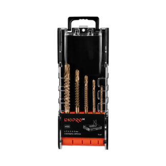 Fémfúró-maró készlet Dnipro-M 3-8 mm (5 részes)