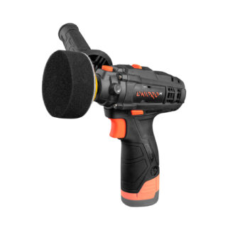 Akkumulátoros polírozógép Dnipro-M PM-12 (akkumulátor és töltő nélkül)