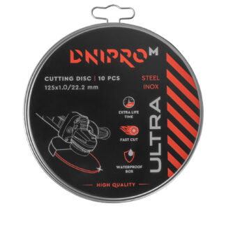 Vágókorong Dnipro-M Ultra 125*1.0/22.2 mm (10 db/cs)