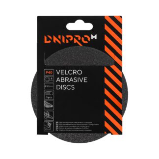 Tépőzáras csiszolókorong Dnipro-M P40 125 8 lyukú 125 mm (5 db/cs)